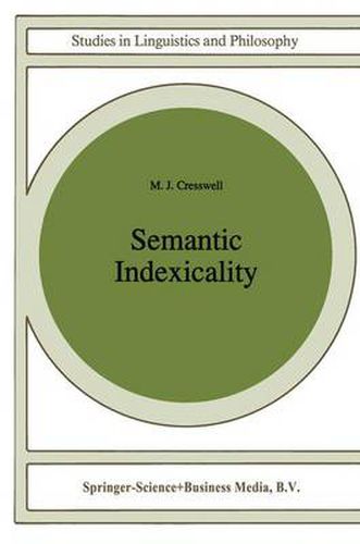 Cover image for Semantic Indexicality