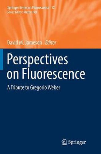 Cover image for Perspectives on Fluorescence: A Tribute to Gregorio Weber