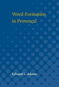 Cover image for Word-Formation in Provencal