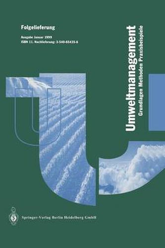 Cover image for Betriebliches Umweltmanagement: Grundlagen -- Methoden -- Praxisbeispiele