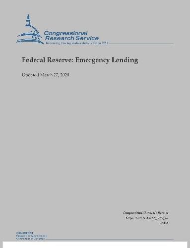 Cover image for Federal Reserve: Emergency Lending (Updated March 27, 2020)