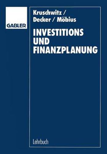 Cover image for Investitions- und Finanzplanung