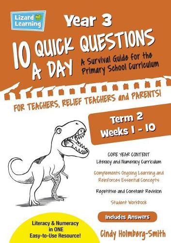 Cover image for 10 Quick Questions A Day Year 3 Term 2