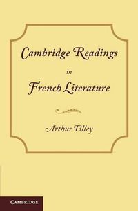 Cover image for Cambridge Readings in French Literature