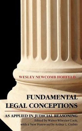 Cover image for Fundamental Legal Conceptions as Applied in Judicial Reasoning