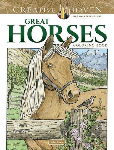 Cover image for Creative Haven Great Horses Coloring Book