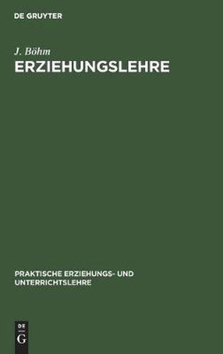 Cover image for Erziehungslehre