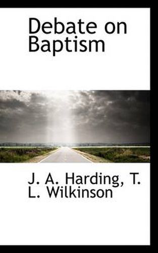 Cover image for Debate on Baptism