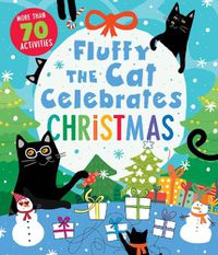 Cover image for Fluffy the Cat Celebrates Christmas