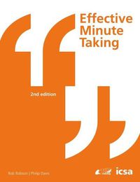 Cover image for Effective Minute Taking 2nd Edition