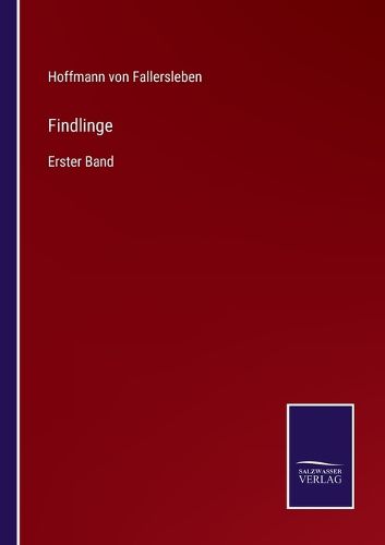 Cover image for Findlinge: Erster Band