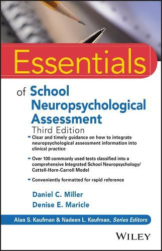 Cover image for Essentials of School Neuropsychological Assessment, Third Edition