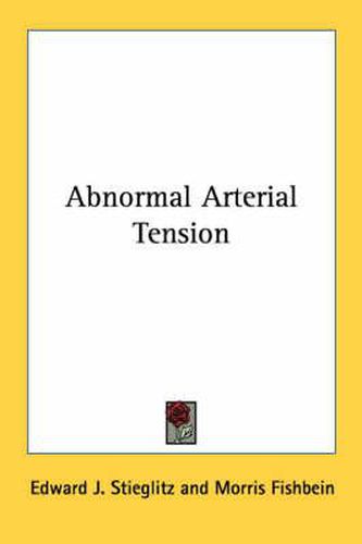 Cover image for Abnormal Arterial Tension