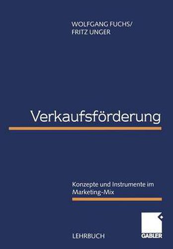 Cover image for Verkaufsfoerderung: Konzepte Und Instrumente Im Marketing-Mix