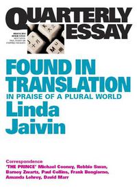 Cover image for Found in Translation: In praise of a plural world