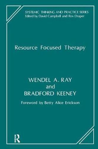 Cover image for Resource Focused Therapy