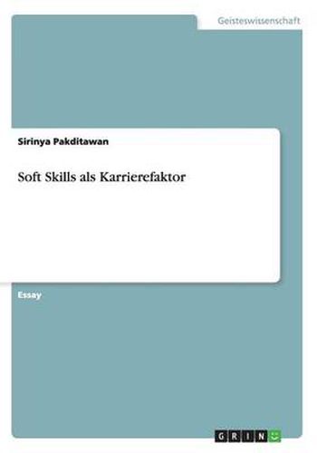 Cover image for Soft Skills als Karrierefaktor