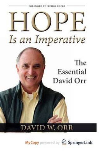 Cover image for Hope Is an Imperative: The Essential David Orr