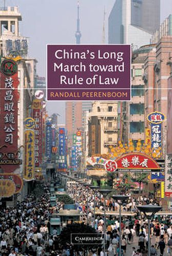 Cover image for China's Long March toward Rule of Law