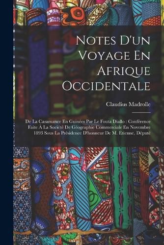 Cover image for Notes D'un Voyage En Afrique Occidentale