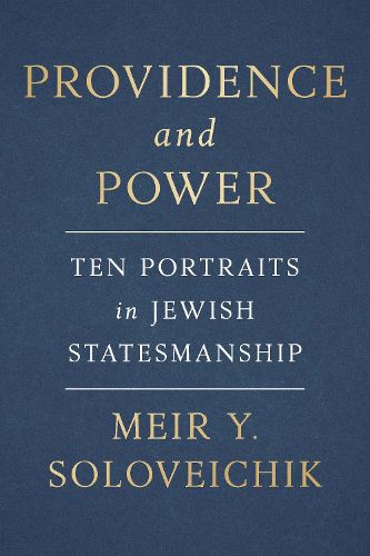 Cover image for Jewish Statesmanship: Ten Studies in Leadership