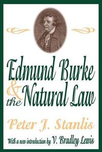 Cover image for Edmund Burke and the Natural Law