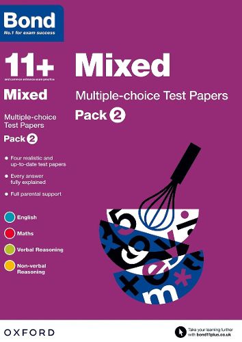 Bond 11+: Mixed: Multiple-choice Test Papers: Pack 2