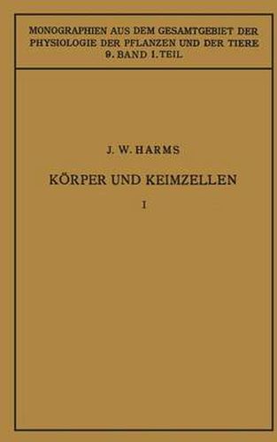 Cover image for Koerper Und Keimzellen: Erster Teil