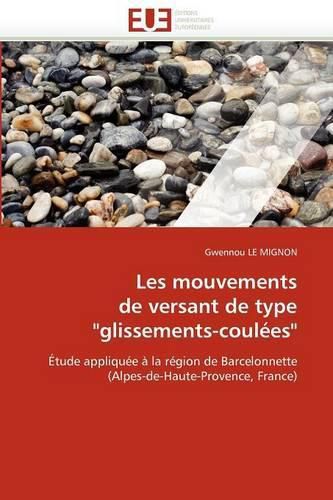 Cover image for Les Mouvements de Versant de Type  Glissements-Coules