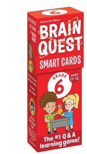 Cover image for Brain Quest 6th Grade Smart Cards Revised 4th Edition