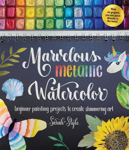 Cover image for Marvelous Metallic Watercolor