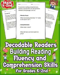 Cover image for Decodable Readers Building Reading Fluency and Comprehension Skills for Grades K-2nd