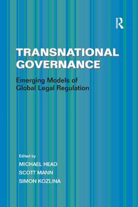 Cover image for Transnational Governance: Emerging Models of Global Legal Regulation