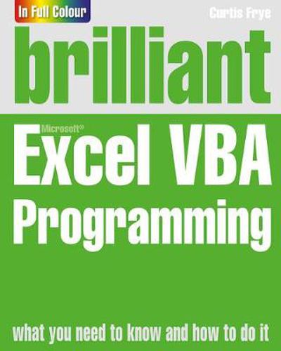 Cover image for Brilliant Excel VBA Programming