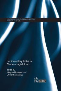 Cover image for Parliamentary Roles in Modern Legislatures