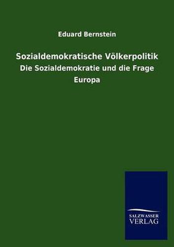 Cover image for Sozialdemokratische Voelkerpolitik