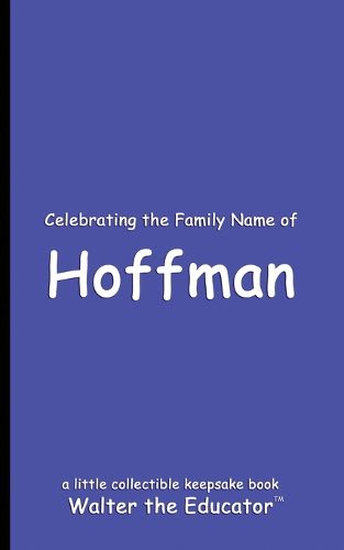 Cover image for Celebrating the Family Name of Hoffman