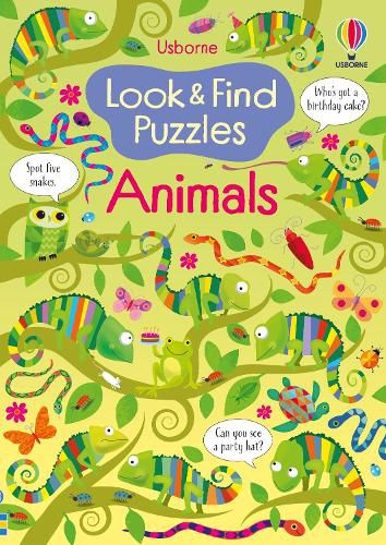 Cover image for Look and Find Puzzles Animals