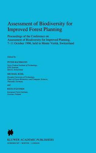 Cover image for Assessment of Biodiversity for Improved Forest Planning