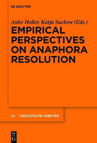 Cover image for Empirical Perspectives on Anaphora Resolution