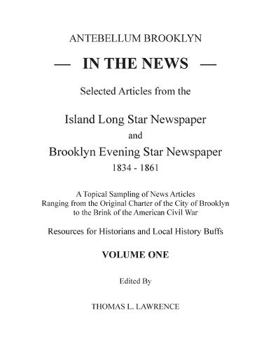 Cover image for Antebellum Brooklyn in the News