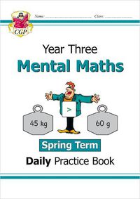 Cover image for New KS2 Mental Maths Daily Practice Book: Year 3 - Spring Term