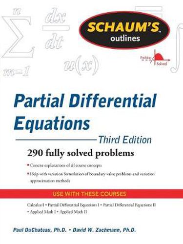 Cover image for Schaum's Outline of Partial Differential Equations