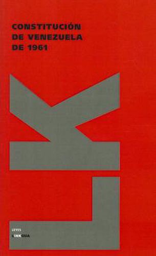 Cover image for Constitucion de Venezuela de 1961