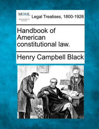 Cover image for Handbook of American Constitutional Law.