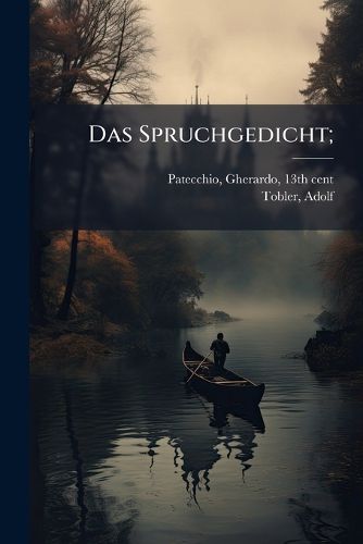 Cover image for Das Spruchgedicht;