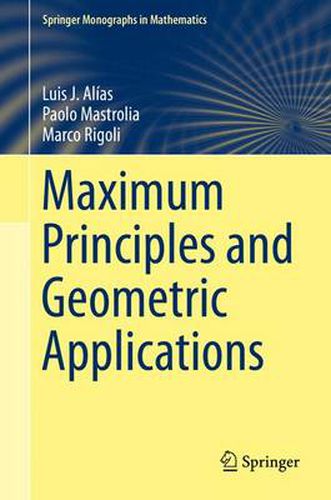 Cover image for Maximum Principles and Geometric Applications