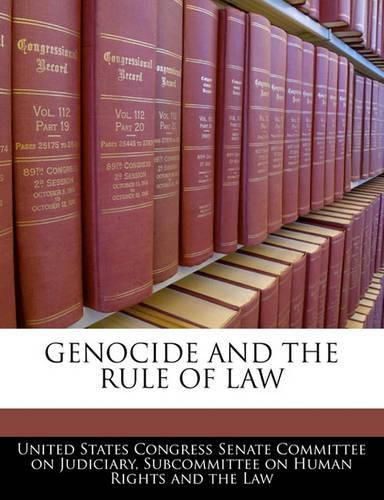 Cover image for Genocide and the Rule of Law