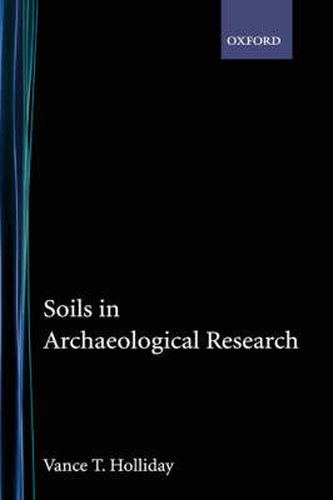 Cover image for Soils in Archaeological Research