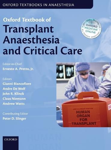 Cover image for Oxford Textbook of Transplant Anaesthesia and Critical Care